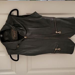 Leather vest